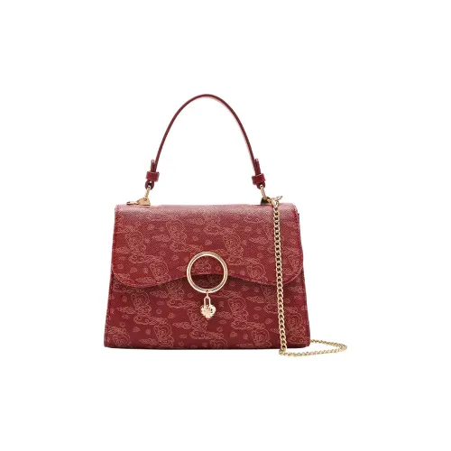 TTaG．baG Microfiber Synthetic Leather Bag Standard Women's Vermillion Cherry