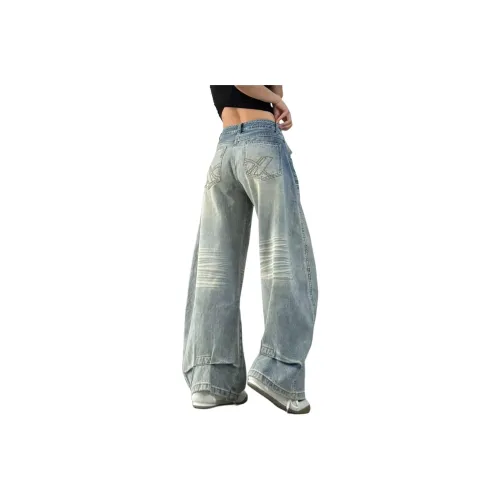 SINKACME Blue Women's Jeans SINKACME Синий Женские Джинсы