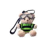 Зеленый свитер - коричневый медведь