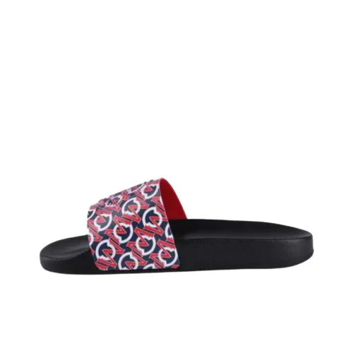 MONCLER Устойчивые к истиранию Шлепанцы Мужские Черные