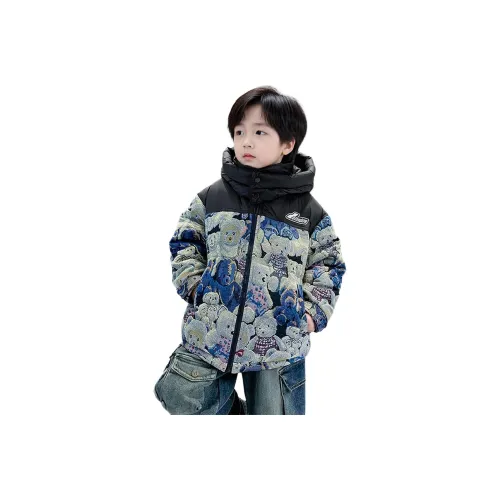BIG WASP Полный принт Медведь KIDS Пуховые куртки