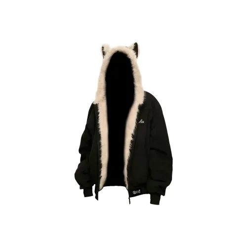 BLACK AT Черный Унисекс Пуховики