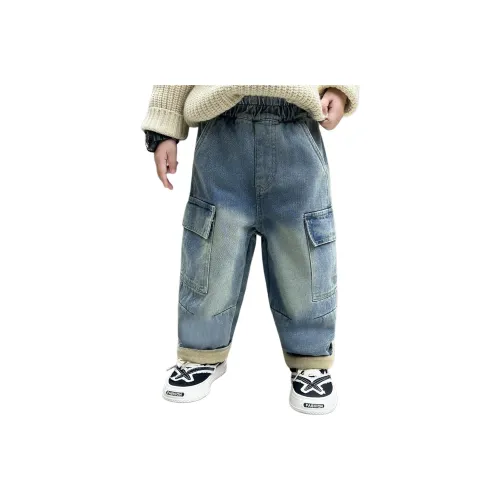 MAMIMAKA Джинсы Зимние Детские Возраст 3-7 лет