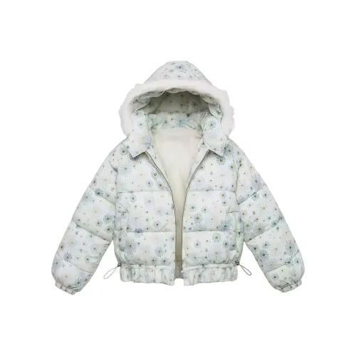 FPMZ Белый хлопковый пуховик женские пуховики (пуховики)