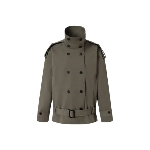 April20th Хаки Зеленый Женский Тренч