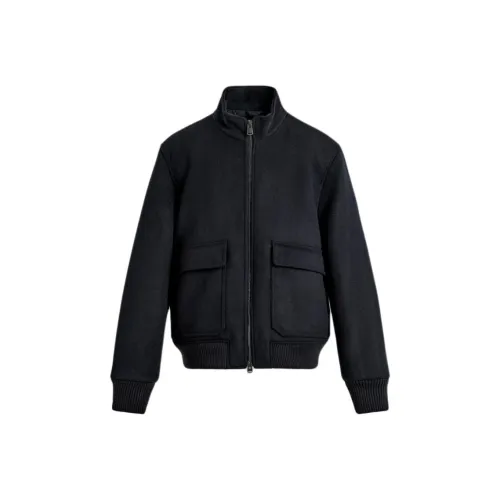 ZARA Collaboration Морской Синий Мужской Пуховик