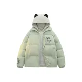 Лилия Зеленый Хлопковый пуховик