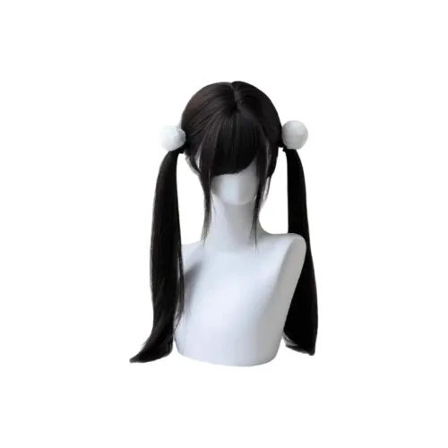 FYOSEE Черный Длинный Straight Парик