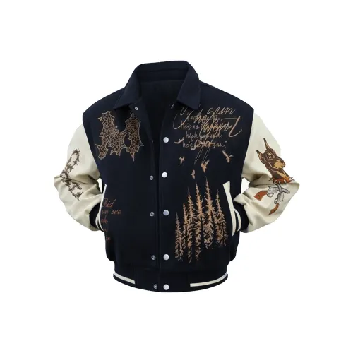 PISYPOX Темно-синие унисекс куртки