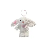 Розовый нагрудник с длинными ушами