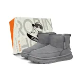 Серый с флисовой подкладкой