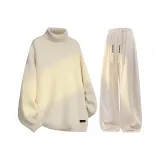 Экрю + Бежевый Абрикос K [С флисовой подкладкой, улучшенный]