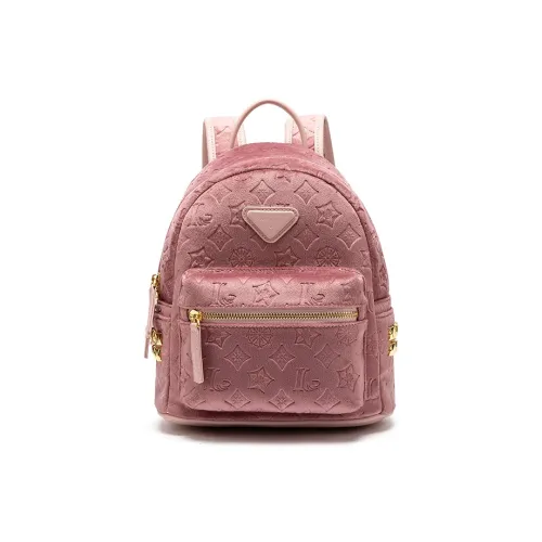 CAEISL KCIEL ПУ (полиуретан) Рюкзак Стандартный Женский Тисненый Фуксия