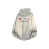 Бело-серый вереск [утолщенный с флисовой подкладкой]