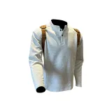 Бело-серый с флисовой подкладкой