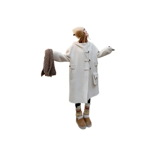 MEXICAN Экрю Женское Пальто