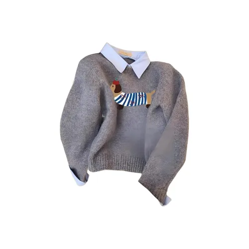 ONENINE34PM Серый Женский Трикотаж