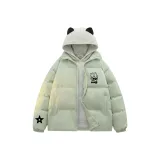 Лилия Зеленый Хлопковый пуховик + Свитшот