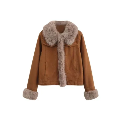 Beerus Коричневый Унисекс Бархатные куртки