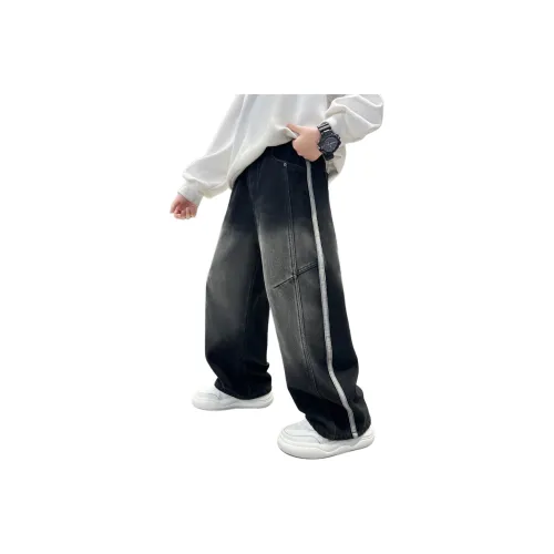 Marcolor Черные флисовые штаны с подкладкой школьные джинсы