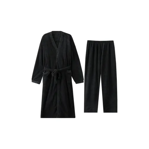 FENTENGCARE Черный мужской Банные халаты