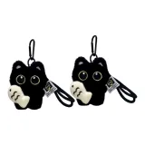 [Рыбка+Рыбка] Маленький черный кот - шнурок, стиль позиционирования