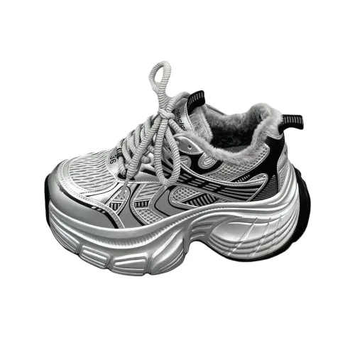 Wuji Амортизация Высота Увеличение Низкий Топ Толстая Подошва Женские Кроссовки