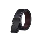 WYK-209 Металлическая застежка + Черный кожаный ремешок