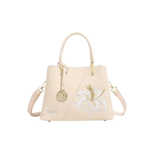 TTaG．baG Коровья кожа Сумка Женская Белая