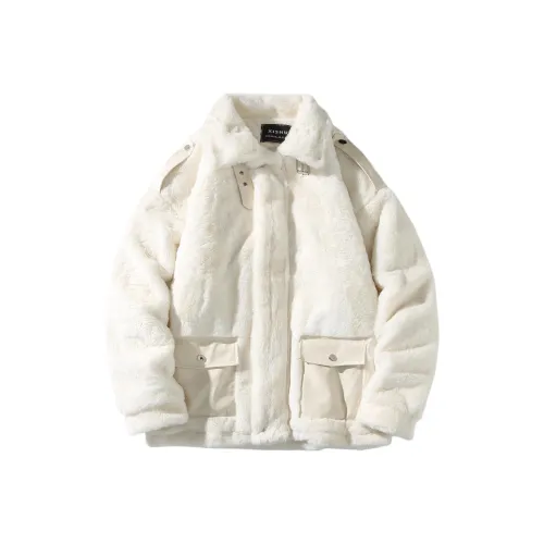 SUBEIQINGNIAN Хлопковый пуховик пальто унисекс