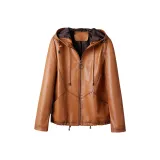 Винтажный желтый, верхняя часть из овечьей шкуры, кожа