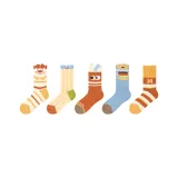 25-Q307-5 пар [Длинноволоконные хлопковые носки до колена]