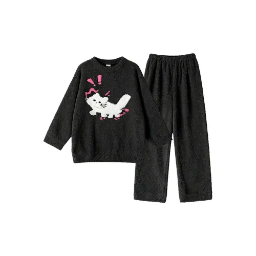 O'MESIK Черный Женский Пижамный Комплект