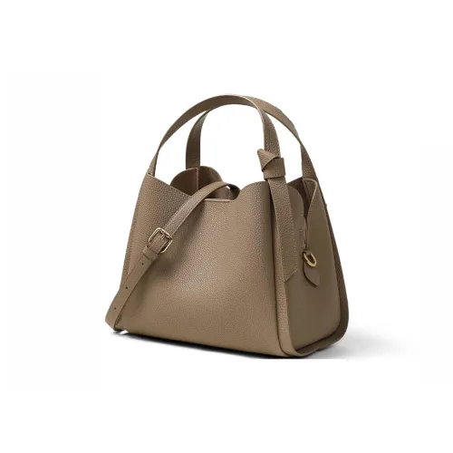 COMELY Коровья кожа Через плечо Сумка Обычный Женский Слон Серый Слоновая кость Белый