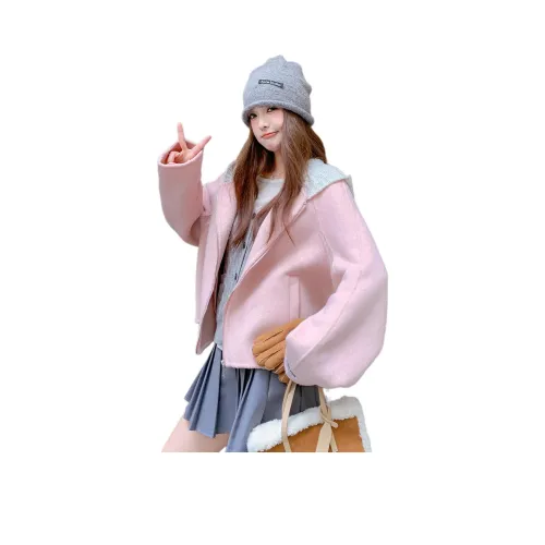 LAOYECHE Розовое Женское Пальто