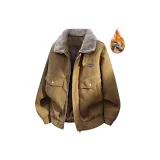 Кофейный [Утолщенный и с флисовой подкладкой / Съемный логотип]