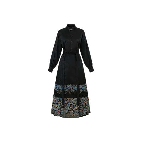 YUNCANGYUEXIU Черный Женская Ханьфу