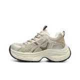 Абрикос Теплый Флис-Лайнер-Туфли с каблуком 4 см