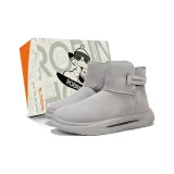 Серый с флисовой подкладкой