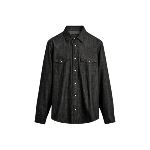 ZARA Collaboration Мужские Черные Рубашки