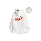 [Флисовая подкладка] Белый (Красный)