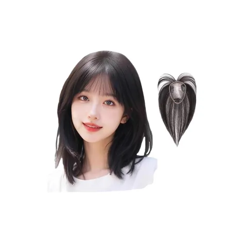 QIYEXUE Перука для маскировки седых волос на верхней части головы