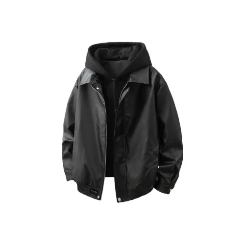 NEVER RULE Кожа Куртка Унисекс