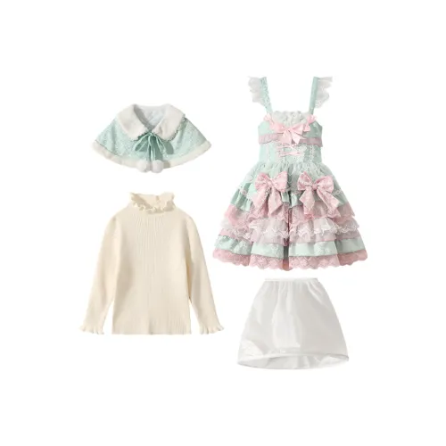 GOYN Светло-зеленый школьный комплект с юбкой