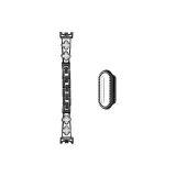 Чёрный [Белая раковина] + Один ромб ажурная оболочка