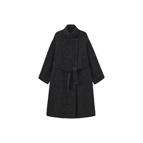 CUBIC Темно-серый Женское пальто