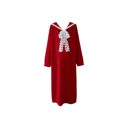 SYEEE WITH U Длинное платье с длинными рукавами женское