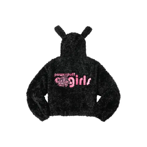 WHOOSIS совместное брендирование Бархат Feel Пальто Женское