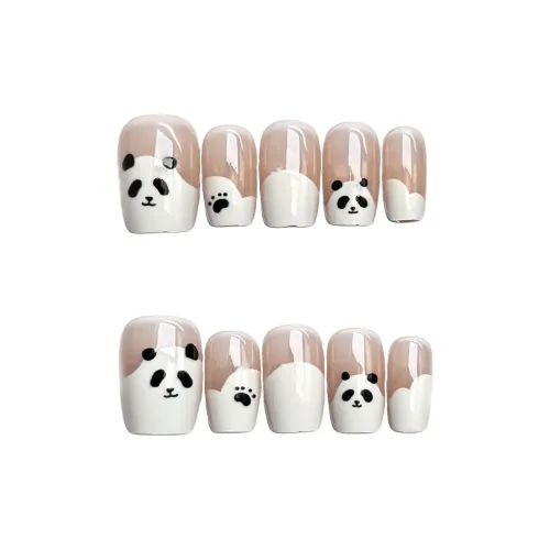 OEING False Nail Короткий LADDER Розово-белый Jump Цвет Стиль Instagram