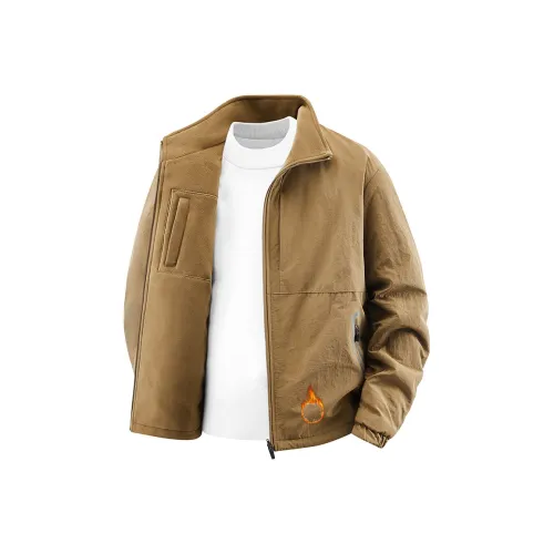 EMINU Воротник-стойка Хлопковый пуховик Мужской